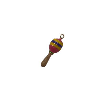 Pembe Çıngırak Charm